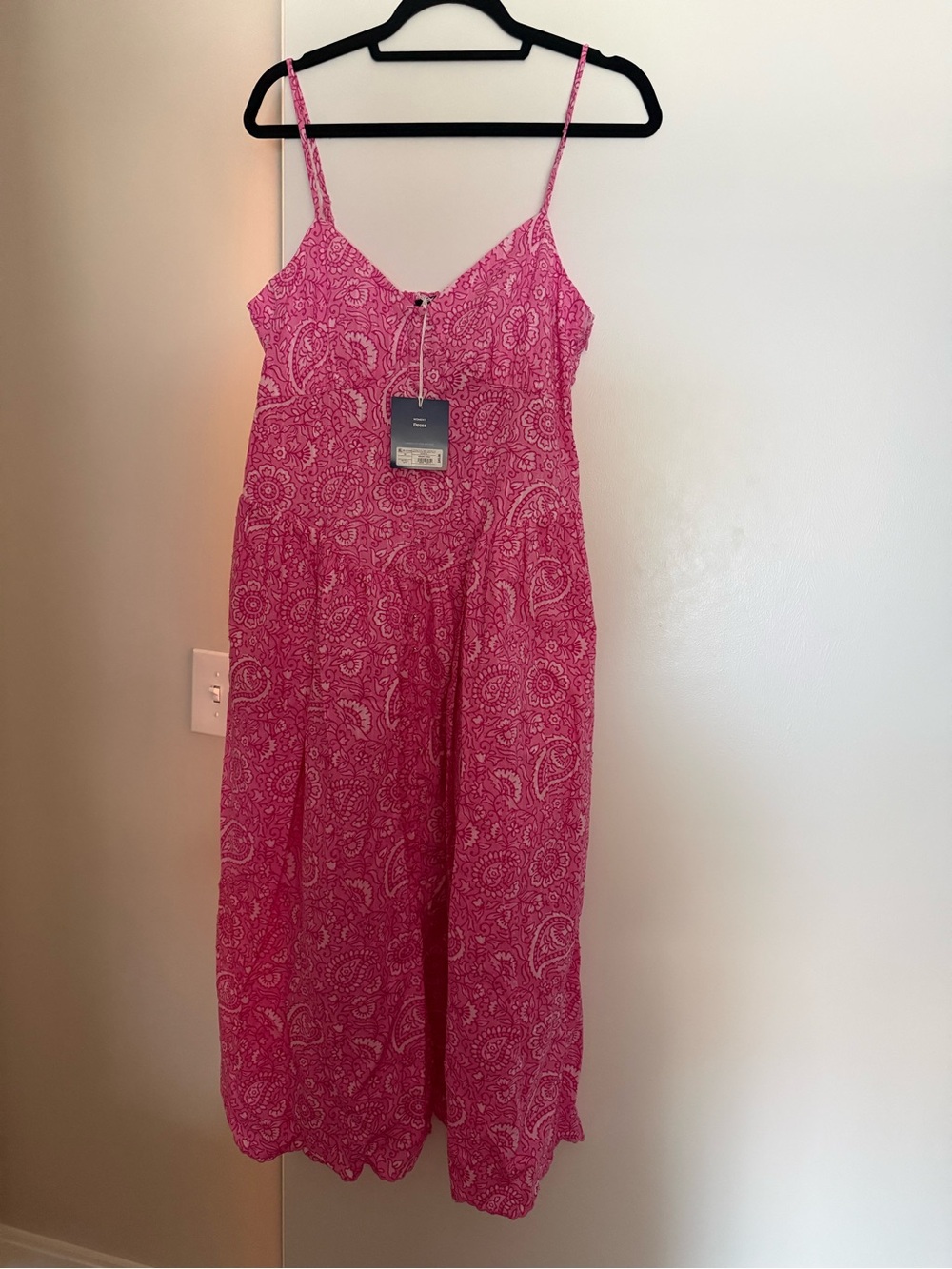 Roller Rabbit Pink Paisley Midi Dress